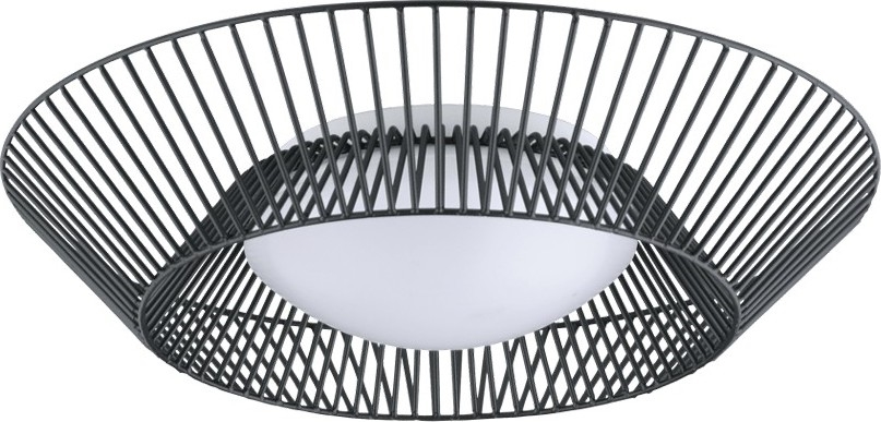 Eglo 200842 - LED plafonsko svetlo PIASTRE LED/8,2W/230V prečnik 39 cm crna