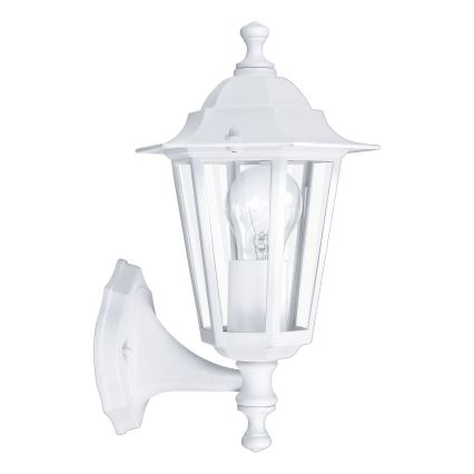 EGLO - Spoljašnja zidna lampa 1xE27/60W bela