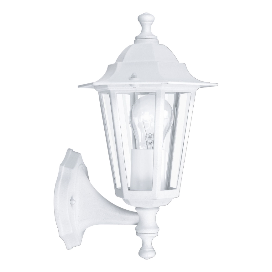 EGLO - Spoljašnja zidna lampa 1xE27/60W bela