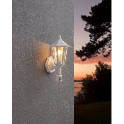 EGLO - Spoljašnja lampa sa senzorom 1xE27/60W/230V
