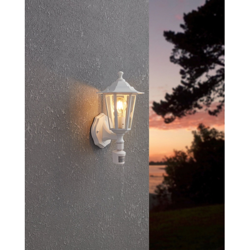 EGLO - Spoljašnja lampa sa senzorom 1xE27/60W/230V