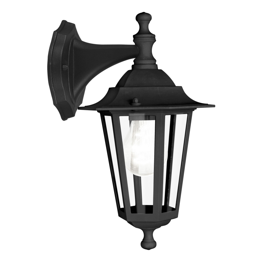 EGLO - Spoljašnja zidna lampa 1xE27/60W crno