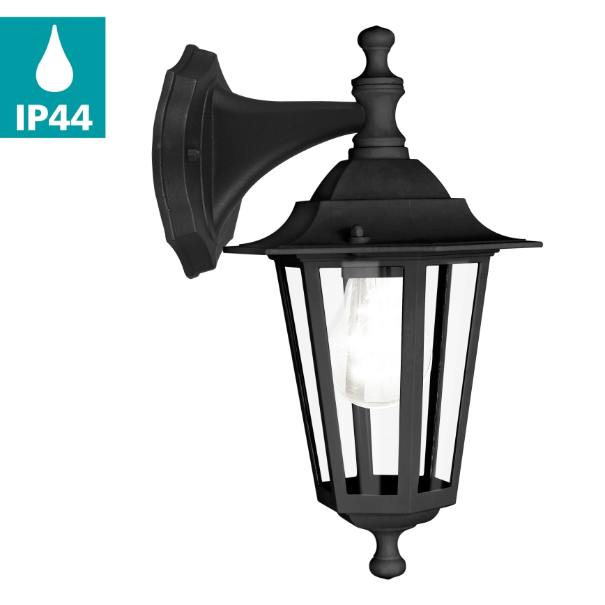 EGLO - Spoljašnja zidna lampa 1xE27/60W crno
