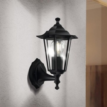 EGLO 22468 - Spoljašnja zidna lampa LATERNA 4 1xE27/60W crno