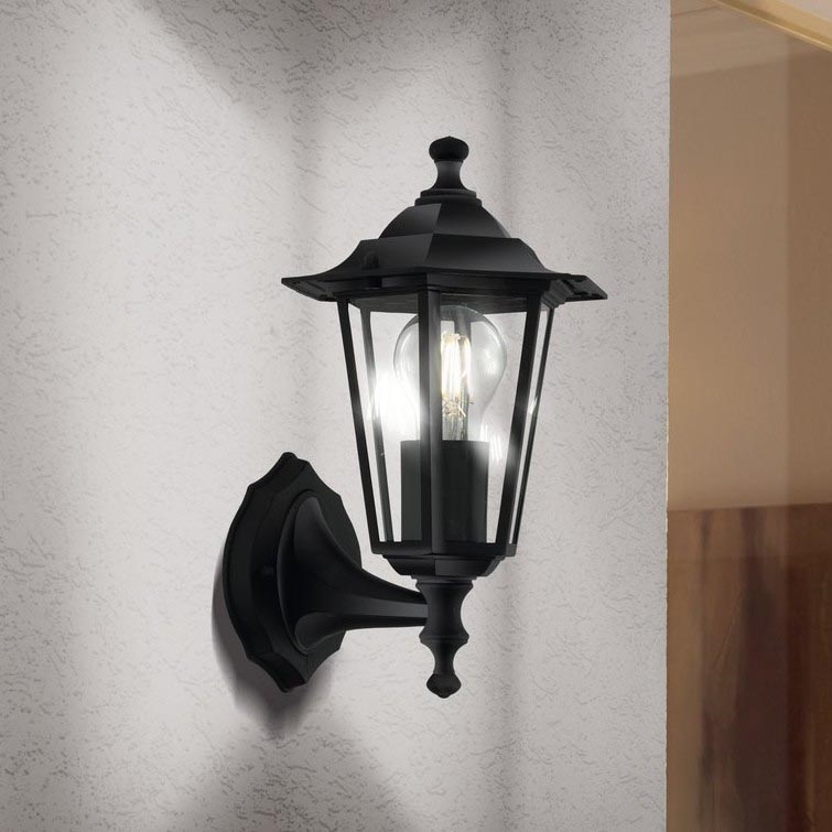 EGLO 22468 - Spoljašnja zidna lampa LATERNA 4 1xE27/60W crno