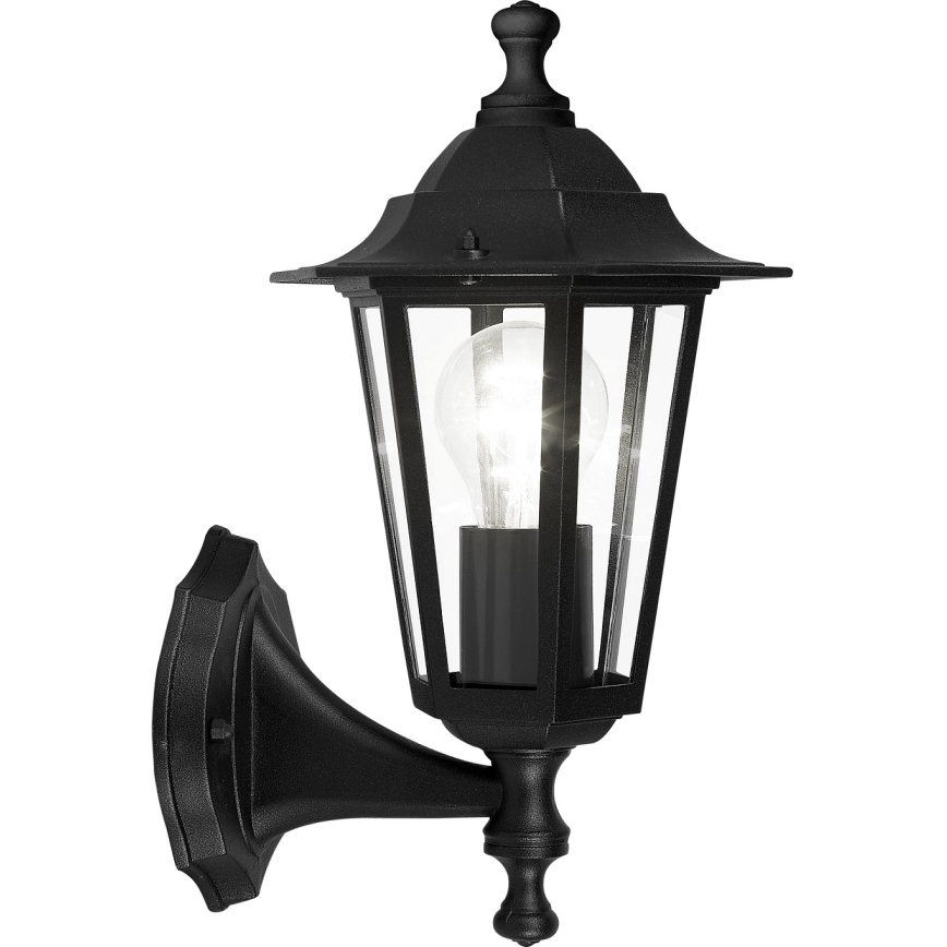 EGLO - Spoljašnja zidna lampa 1xE27/60W crno