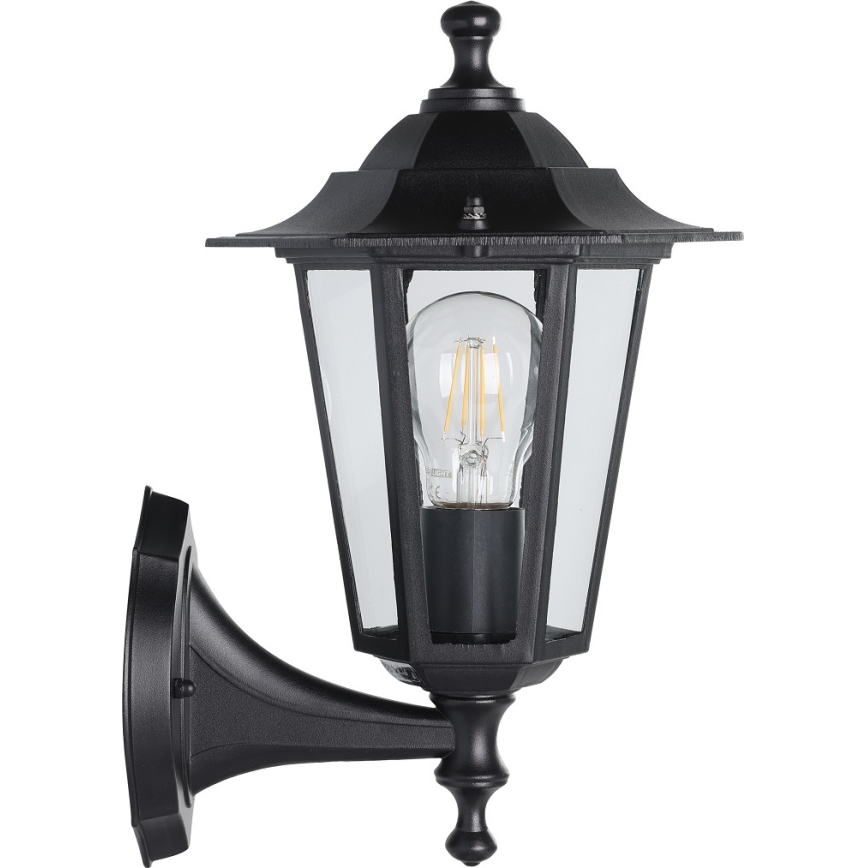 EGLO - Spoljašnja zidna lampa 1xE27/60W crno