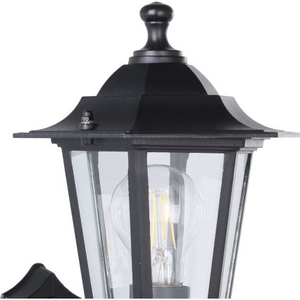 EGLO - Spoljašnja zidna lampa 1xE27/60W crno