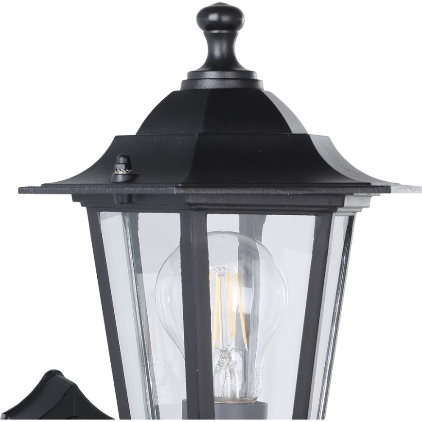 EGLO - Spoljašnja zidna lampa 1xE27/60W crno