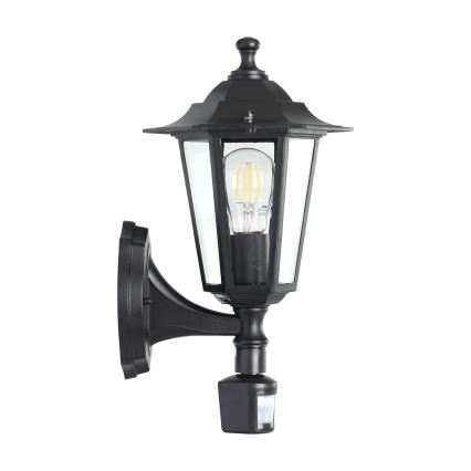 EGLO - Spoljašnje zidno svetlo sa senzorom 1xE27/60W crno