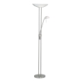 Eglo 25869 - Prigušiva podna lampa BAYA 1xR7s/230W/230V + 1xG9/33W mat krom