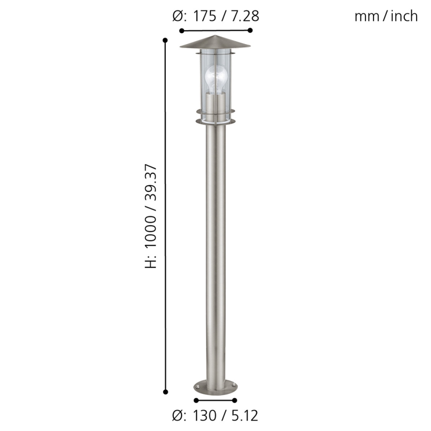 EGLO - Spoljašnja lampa 1xE27/60W/230V IP44