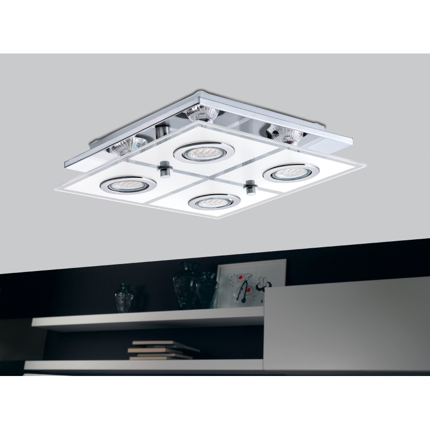 EGLO - LED plafonsko svetlo 4xGU10/3W/230V