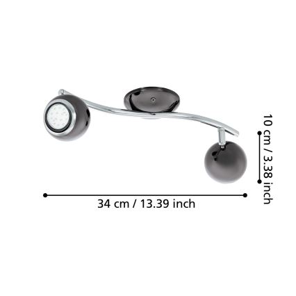 EGLO - LED Reflektorska lampa 2xGU10/3W LED