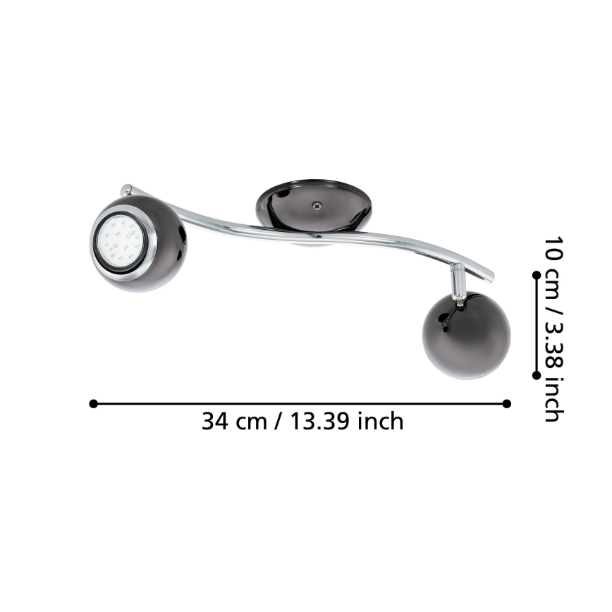 EGLO - LED spot svetiljka 2xGU10/3W LED