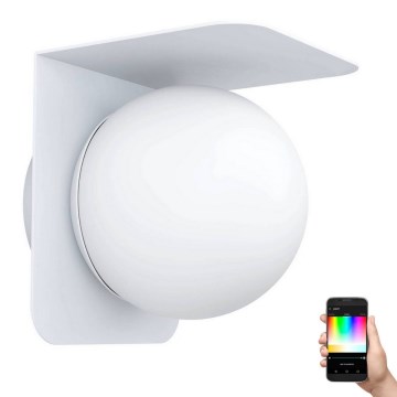 Eglo 31052 - LED RGBW Prigušiva spoljašnja lampa CORRIENTES 1xE27/9W/230V IP44 bela
