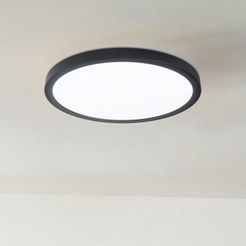 Eglo 31378 - LED Prigušiva plafonjera za kupatilo ARGOLIS-Z LED/19,5W/230V 2700-6500K IP44 crno