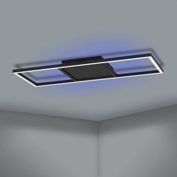 Eglo 31431 - LED RGBW Prigušiva plafonjera CALAGRANO-Z LED/21W/230V 3000-6500K crno