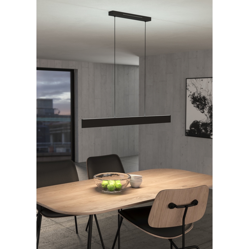 Eglo 31433 - LED RGBW Prigušivi luster na sajli ANDREAS-Z LED/38W/230V 2700-6500K crno