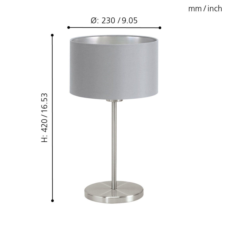 Eglo - Stona lampa 1xE27/60W/230V
