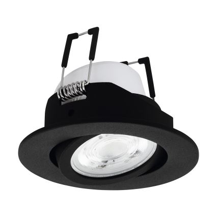 Eglo 31695 - LED RGBW Prigušiva ugradbena lampa SALICETO-Z LED/4,7W/230V 2700-6500K crno