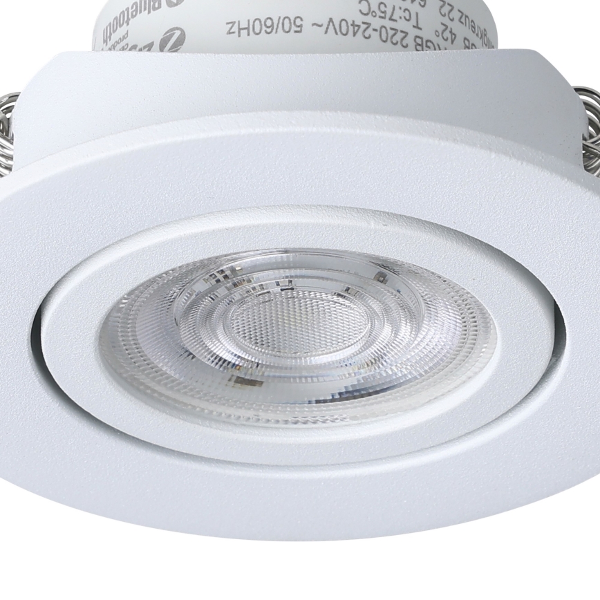 Eglo 31696 - LED RGBW Prigušiva ugradbena lampa SALICETO-Z LED/4,7W/230V 2700-6500K bela