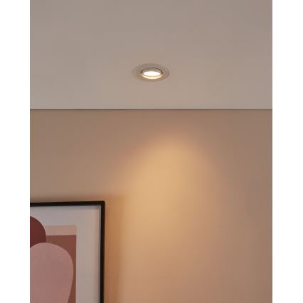 Eglo 31696 - LED RGBW Prigušiva ugradbena lampa SALICETO-Z LED/4,7W/230V 2700-6500K bela