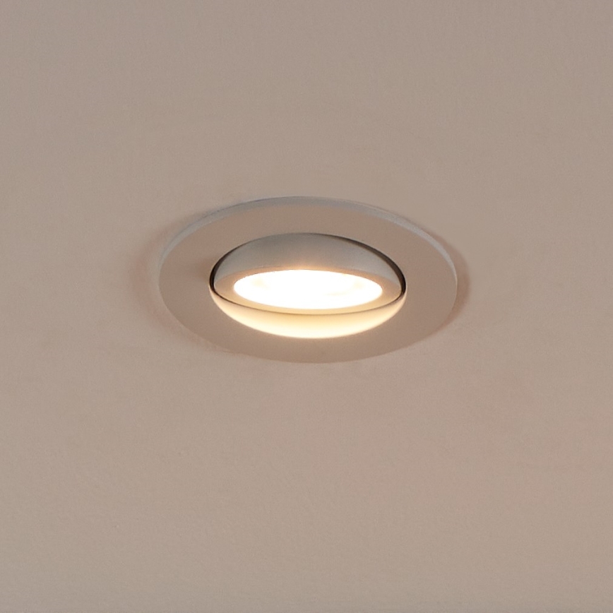 Eglo 31696 - LED RGBW Prigušiva ugradbena lampa SALICETO-Z LED/4,7W/230V 2700-6500K bela