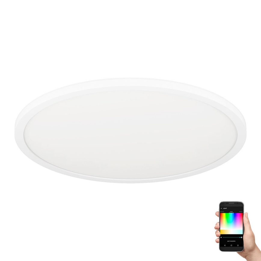 Eglo 31699 - LED RGBW Prigušiva plafonjera ROVITO-Z LED/16,5W/230V 2700-6500K bela