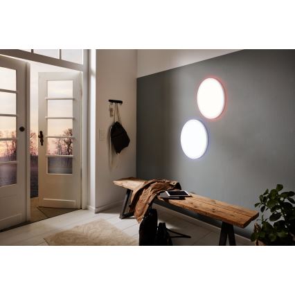 Eglo 31699 - LED RGBW Prigušiva plafonjera ROVITO-Z LED/16,5W/230V 2700-6500K bela