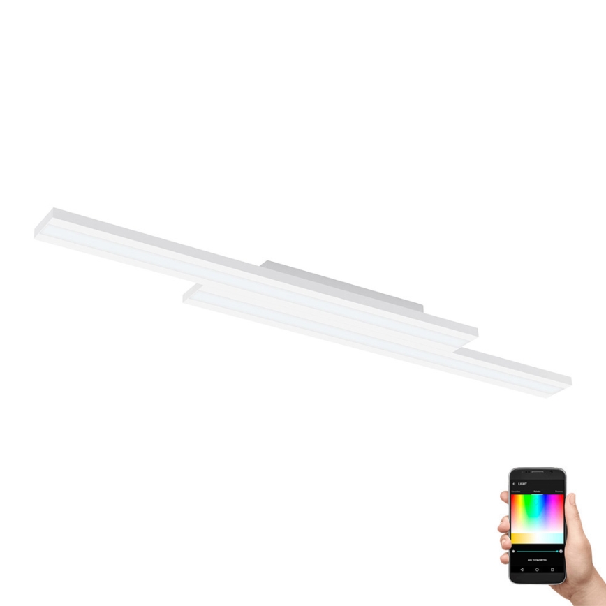 Eglo 31713 - LED RGBW Prigušiva plafonjera SALITERAS-Z LED/20,4W/230V 2700-6500K bela