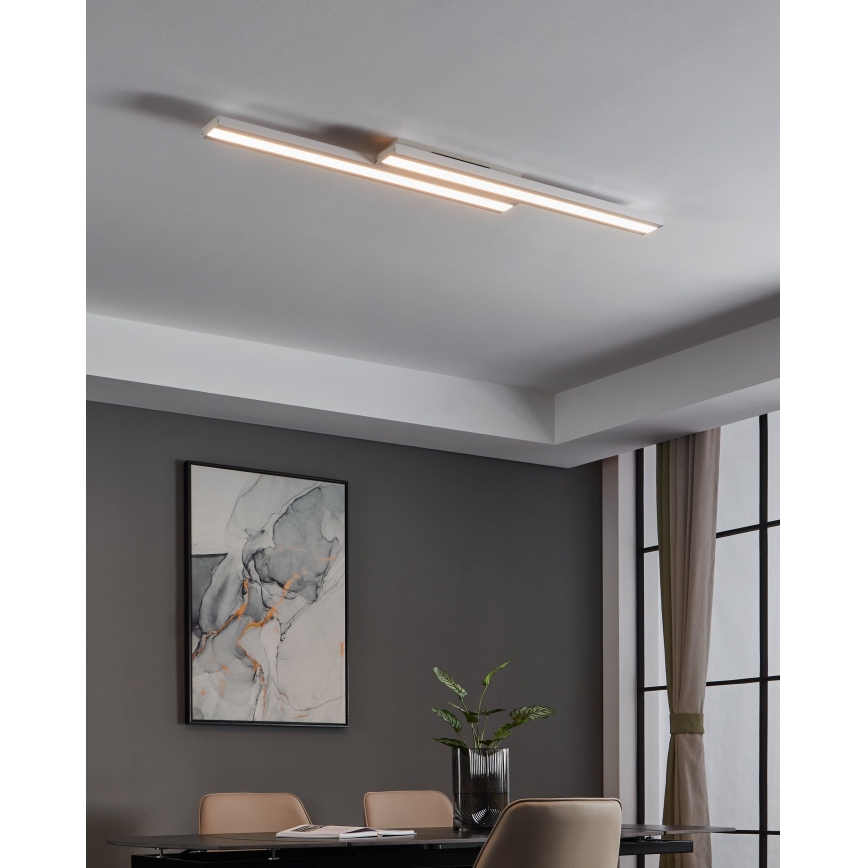 Eglo 31713 - LED RGBW Prigušiva plafonjera SALITERAS-Z LED/20,4W/230V 2700-6500K bela