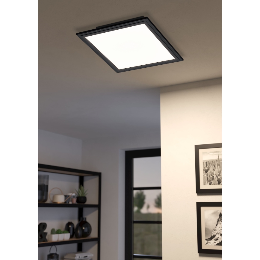 Eglo 31723 - LED Prigušiva plafonjera SALOBRENA-Z LED/15,3W/230V 2700-6500K crno