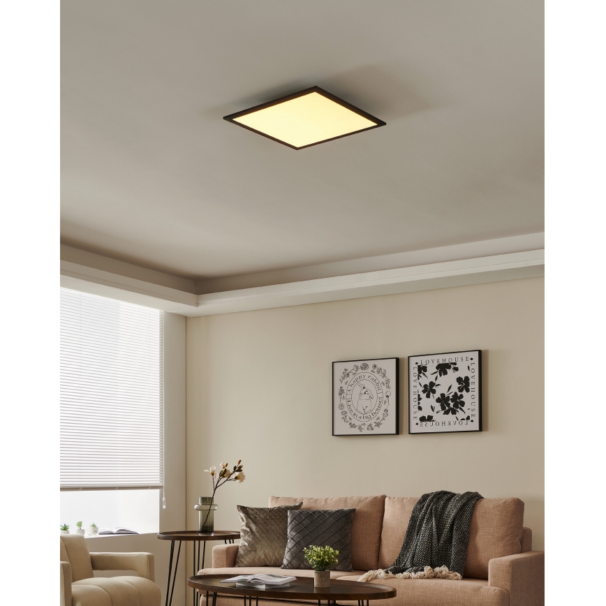 Eglo 31724 - LED Prigušiva plafonjera SALOBRENA-Z LED/21,5W/230V 2700-6500K crno