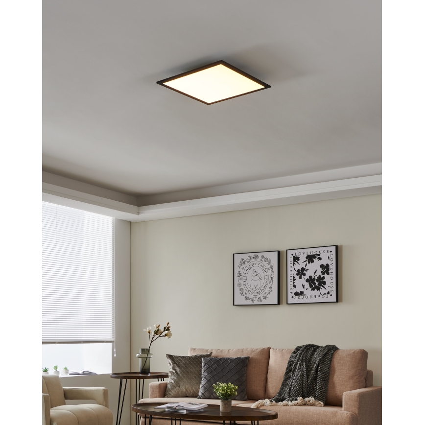 Eglo 31724 - LED Prigušiva plafonjera SALOBRENA-Z LED/21,5W/230V 2700-6500K crno