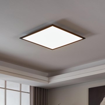 Eglo 31725 - LED Prigušiva plafonjera SALOBRENA-Z LED/33W/230V 2700-6500K crno