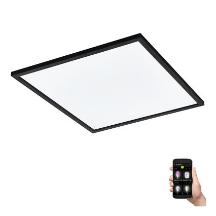 Eglo 31725 - LED Prigušiva plafonjera SALOBRENA-Z LED/33W/230V 2700-6500K crno