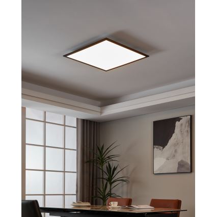 Eglo 31725 - LED Prigušiva plafonjera SALOBRENA-Z LED/33W/230V 2700-6500K crno