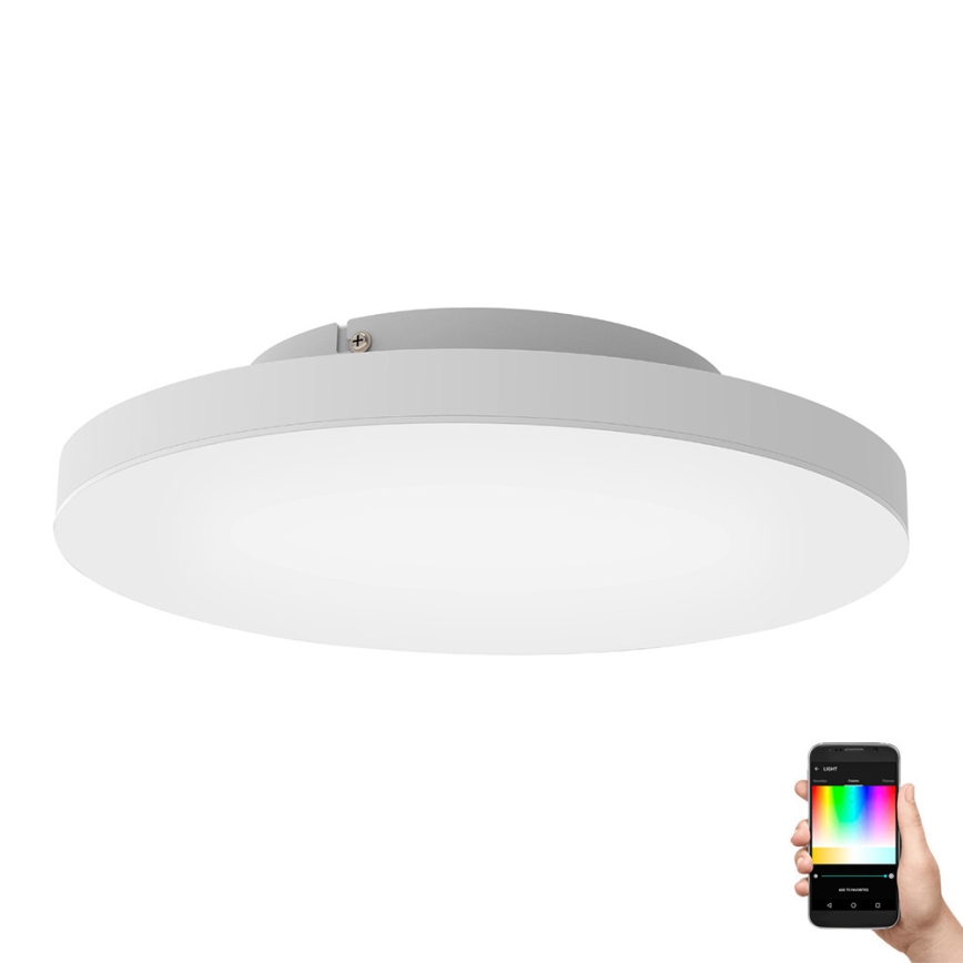 Eglo 31728 - LED RGBW Prigušiva plafonjera TURCONA-Z LED/22,4W/230V 2700-6500K bela