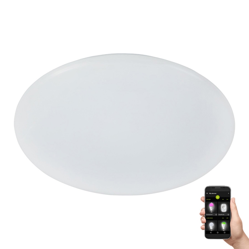 Eglo 31737 - LED Prigušiva plafonjera TOTARI-Z LED/19,2W/230V 2700-6500K bela