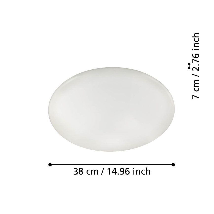 Eglo 31737 - LED Prigušiva plafonjera TOTARI-Z LED/19,2W/230V 2700-6500K bela