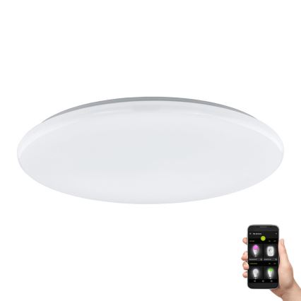 Eglo 31738 - LED prigušiva plafonska svetiljka TOTARI-Z LED/44,8W/230V 2700-6500K bela