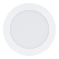 Eglo 31742 - LED Prigušiva ugradbena lampa za kupatilo FUEVA-Z LED/10,5W/230V 2700-6500K IP44 bela