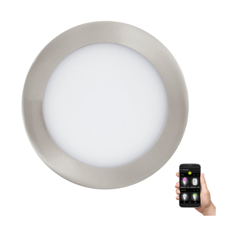 Eglo 31746 - LED Prigušiva ugradbena lampa za kupatilo FUEVA-Z LED/10,5W/230V 2700-6500K IP44 krom