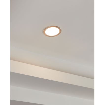 Eglo 31746 - LED Prigušiva ugradbena lampa za kupatilo FUEVA-Z LED/10,5W/230V 2700-6500K IP44 krom