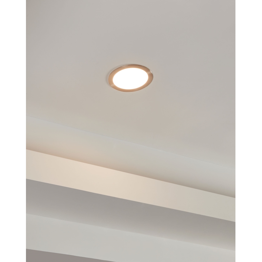 Eglo 31746 - LED Prigušiva ugradbena lampa za kupatilo FUEVA-Z LED/10,5W/230V 2700-6500K IP44 krom