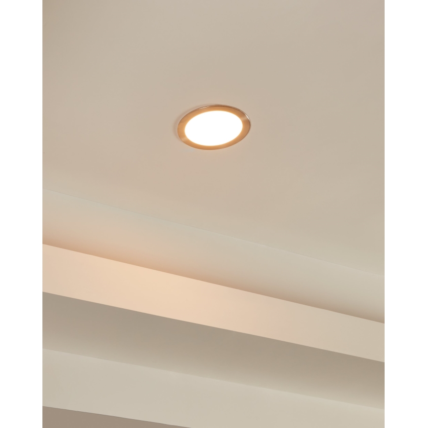 Eglo 31746 - LED Prigušiva ugradbena lampa za kupatilo FUEVA-Z LED/10,5W/230V 2700-6500K IP44 krom