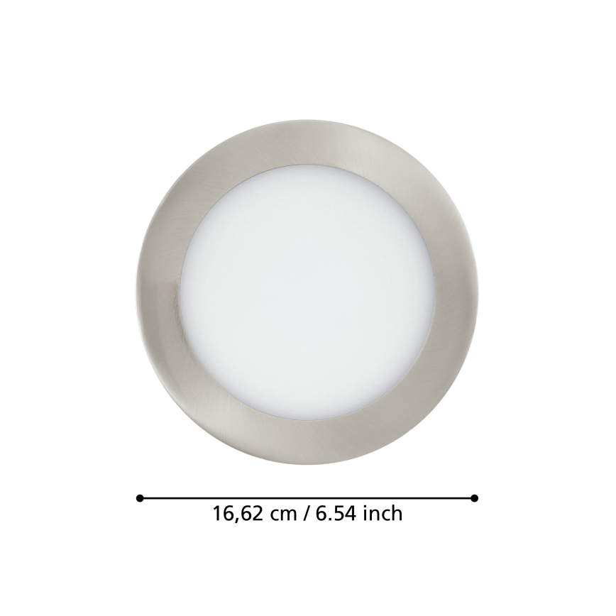 Eglo 31746 - LED Prigušiva ugradbena lampa za kupatilo FUEVA-Z LED/10,5W/230V 2700-6500K IP44 krom