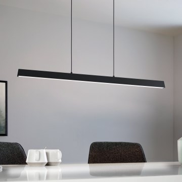 Eglo 31756 - LED RGBW Prigušivi luster na sajli SIMOLARIS-Z LED/35W/230V 2700-6500K crno