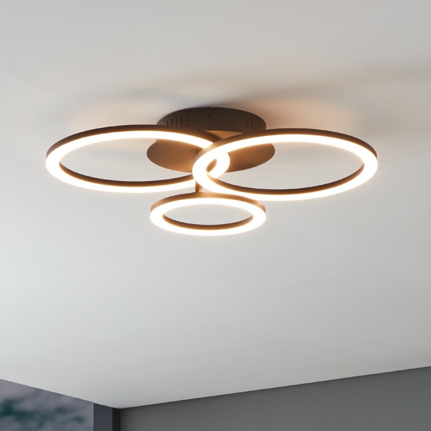 Eglo 31771 - LED Prigušiva plafonjera PARRAPOS-Z LED/33W/230V 3000-6500K crno